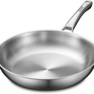 VocVoi 12 inch Tri-Ply Stainless Steel Pan