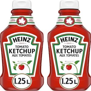 Heinz Tomato Ketchup, 1.25 LT Bottle Twin Pack