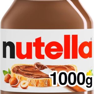 NUTELLA Hazelnut Spread with Cocoa for Breakfast; Bulk 1 Kilogram Jar