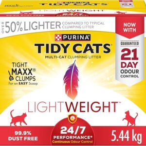 Tidy Cats 24/7 Performance Cat Litter, LightWeight Multi-Cat - 5.44 kg Box